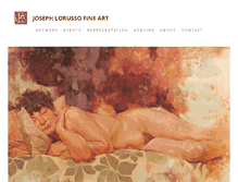 Tablet Screenshot of josephlorussofineart.com